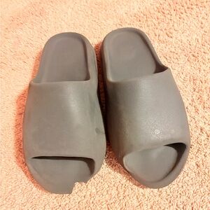 adidas Gray Slide Sandals